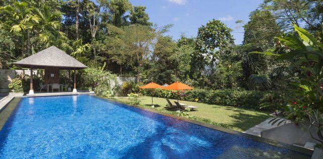 Villa Shinta Dewi Ubud, Pool und Garten